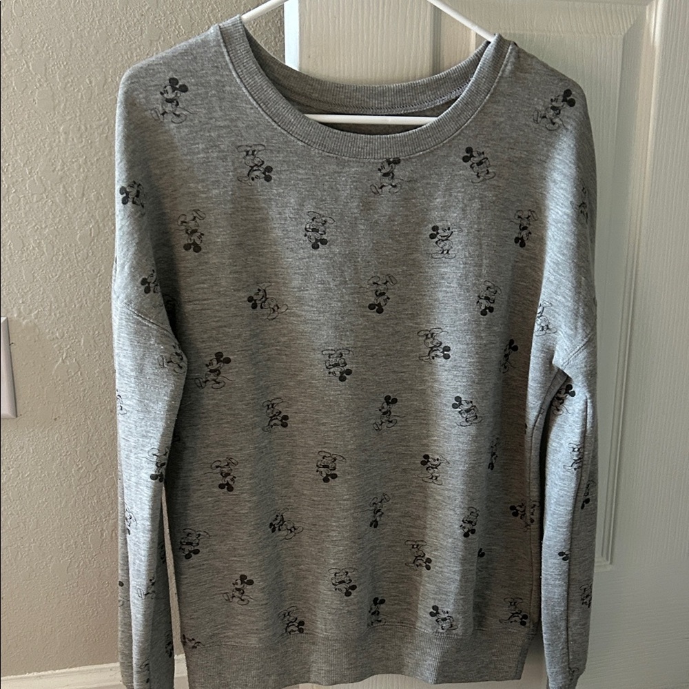 Disney Gray Logo Sweatshirt